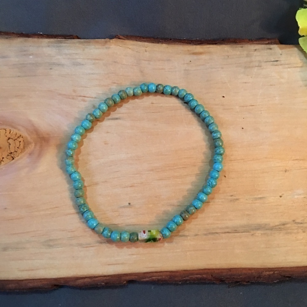 ❇️💙semiprecious mini stretch bracelet